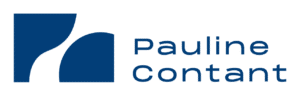 Logo Pauline Contant bleu
